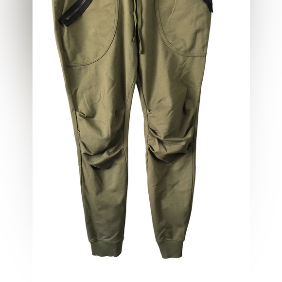 PANTS - Women's Urban Groove Olive Colored Hip Hop Pants With Pockets. Size M - Picture 5 of 16